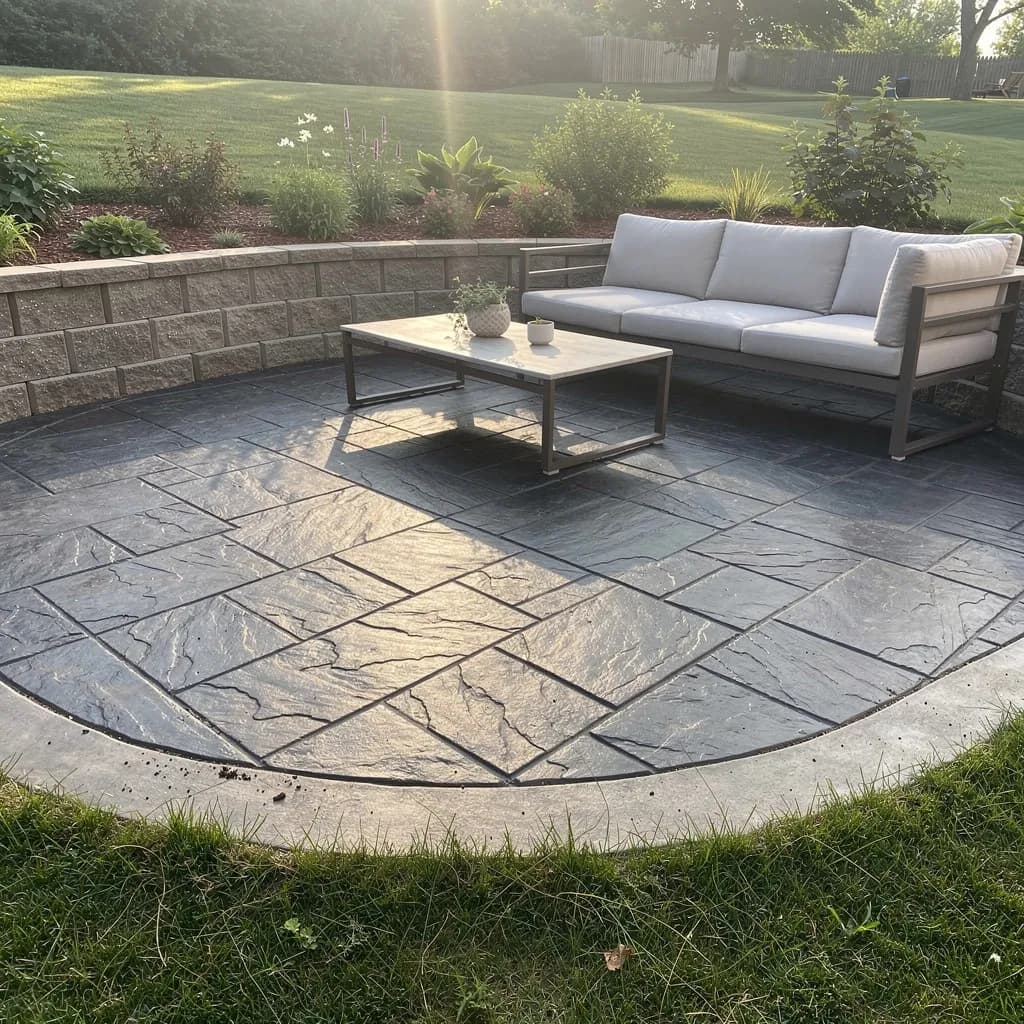 Decorative Stamped Finish